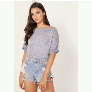 💙 LAST 1! Free People Astrid Burnout Tee